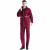 易美丽诺 LH1018 分体式反光雨衣雨裤套装户外雨具 酒红色 升级面料2XL