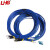LHG 铠装光纤跳线 LC-LC 单模双芯 蓝色 5m LC/LC
