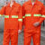 秋冬季市政环卫工作服套装男装长袖保洁路政工人衣服反光劳保服 桔红色套装 165/84A