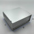 铝盒铝壳屏蔽盒钣金铝壳铝板折弯机箱DIY壳体仪表壳XR-66 现货规格均为喷砂氧化银色