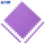 希万辉 带边条泡沫拼接防滑地垫【叶子纹紫色60x60x2.5cm*4片】XWH0340