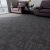 满铺办公室拼接方块地毯 拼色DIY自由设计地毯写字楼商用地毯 棕黄条纹 沥青底50*50厘米1片