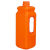 食品级果酱瓶商用奶茶店专用塑料瓶分装瓶包装瓶空瓶1L2升公斤KG 2.5L橙色