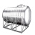 太阳能304不锈钢水箱卧式储水罐家用加厚楼顶厨房蓄水桶 加厚2吨长1.55M宽1.3M高1.45 壁