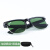 玻璃电焊眼镜焊工专用防护烧焊氩弧焊接防强光防打眼白平光护目镜 J01浅绿色护目镜+眼镜盒