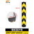 橡胶护墙角地下车库反光护角板警示条护圆角防撞条交通设施 直角800_100_10mm