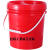 1升工业用塑料桶加厚耐用圆桶水桶带盖5升盖密封涂料桶小白桶 1L透明两个装