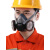 防尘口罩防工业粉尘带呼吸阀可清洗面具装修煤矿专用防灰尘口鼻罩 硅胶-双罐【防尘】面具