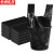 京洲实邦 手提式垃圾袋黑色加厚背心款塑料袋 40*60cm/100只ZJ-1686
