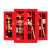 康迪普 微型消防站消防柜消防器材全套建筑工地柜灭火箱消防工具放置柜 1600mm双人标准