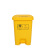 锐拓医疗废物桶加厚黄色带轮废弃口罩回收垃圾桶带盖诊所医院用垃圾桶240L医疗带轮