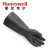 霍尼韦尔2095025黑色防护手套 巴固耐酸碱加长加厚氯丁橡胶防化手套41CM 手套一双 10
