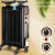 宽选工品 电热油汀取暖器 大功率3kw电暖器速热大面积对流加热器 黑+金9片