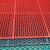 加厚牛筋浴室防滑垫耐磨厨房防油橡胶垫室外镂空防水防晒满铺地垫 绿色 熟胶一体六角0.9米宽x5米长