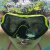 创京懿选浮潜泳镜 大框护鼻子一体潜水镜视野面罩儿童游泳眼镜防雾 儿童白粉4-12岁