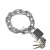 ONEVAN链条锁防盗链子锁车锁大门锁防剪铁链锁吊链挂锁 0.5米长链条+挂锁