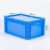 知旦 物流箱 外径:600*400*280mm物流运输箱零件盒搬运箱仓库整理箱物料箱 ZWL-600280P 蓝色平盖