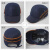 久匀 防撞棒球式安全帽 可定制透气轻型 防砸内衬工作布安全帽 深蓝色全网款流线款安全帽 L(58-60cm)