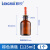 棱锐白滴瓶棕滴瓶 送胶头 多规格试剂瓶 125ml棕色 1个 