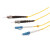 利合光电（LHG）光纤跳线LC-ST单模万兆双芯光纤线缆两端双头跳纤2.0尾纤LSZH外披 30米