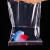飞尔（FLYER）透明pe自封袋 密封袋 加厚塑料封口袋 包装袋【40×50cm 100只 16丝 红边】