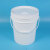 加厚塑料桶胶桶涂料桶油漆化工18L20L水桶25公斤带盖密封圆桶白色 20升大口桶（黄色） 平盖