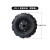微耕机轮胎总成350.6/400.8/500.12行走实心轮胎橡胶轮胎农机配件 400-8标准轮胎+钢盆+轮轴-32轴