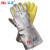 孟诺接触热500度进口铝箔芳纶手套手背手腕接触热1000度高温作业防护手套Mn-gr500-7 Mn-gr500-7