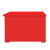 安美尚 红白警示链条收纳箱 0.5m*0.5m*0.5m小号 1个 （产品交期为下单后30天）