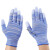 【6-48双】PU涂掌涂指手套耐磨劳保透气耐用干活工作夏天薄款 蓝色条纹【涂指】 6双【特价装】