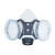 盾守 1060橡胶防尘面具 双呼吸阀透气防工业粉尘口罩 半面罩（不含滤棉）
