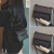 CLECEY KOKYck品牌新款夏季软皮小众腰包手机包百搭高级感质感斜挎小包包女 黑色 肩带可调节