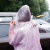 鸣固 一次性雨衣成人防汛透明连体徒步男女便携户外雨披颜色随机发 30件 雨衣