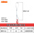 压制单钩双钩钢丝绳吊具镀锌吊索具无油起重吊带单肢双肢1T2T3T5T 单钩3吨1米