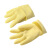 品之德 5双加厚乳胶手套 工业乳胶手套耐酸碱 加厚耐磨工业劳保手套 黄色乳胶手套 5双装  M码