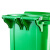 蚁揽月 户外垃圾桶 大号塑料加厚120L挂车款绿色商用环卫垃圾桶带盖分类工业小区物业翻盖果皮箱