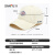 三福休闲易搭棒球帽 潮流学院风造型服饰配件鸭舌帽帽子828956 1980款米白-叶 均码