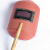红钢纸板电焊面罩手把帽子焊工面具加厚防火手持焊接面罩 红色