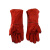 代尔塔 (DELTAPLUS）205515 红色防护隔热手套 焊工防火阻燃劳保手套 1副装
