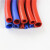 鸣驰 硅胶管耐高温高压双层夹线编织软管蓝色蒸汽管真空加厚硅橡胶水管 内径10mm单层（长1米） 