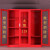 初诗 消防柜 消防器材柜工具展示柜灭火器置放柜安全设备柜微型消防站 1500*390*1600mm