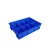 有豫 塑料收纳盒 分格盒 仓储库房货架分类盒 电子厂元器盒 蓝色大8格440*320*100mm   单位：个