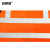 安赛瑞 拉链款反光背心 交通安全警示荧光马甲 环卫施工执勤骑行 多口袋 1件装橘红色XL码 28212