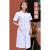 医生白大褂长袖女服冬季长袖化学实验室服护士工作服研究生 女士短袖 S