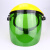 焊工 电焊面罩面具PC头戴式防护烤脸隔热轻便防护焊接焊帽 氩弧焊 白色单片