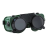 蓝鹰GW250气焊护目镜 可掀式烧焊眼镜防强光抗冲击 绿色 