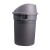 舒弗 塑料垃圾桶加厚圆形90L 一个价 灰色不带轮