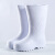 白色靴耐用高筒加棉靴雨鞋耐油耐酸工厂保暖雨靴EVA胶鞋 30cm左右:白色(牛筋底-加棉款 37