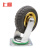 上柯 WY205 橡胶轮工业转向轮 重型轮橡胶轮活动万向轮脚轮 4寸万向脚轮