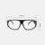 急先锋黑色电焊眼镜透明灰色打磨防护玻璃镜片焊工用焊接劳保墨镜 209型灰色眼镜